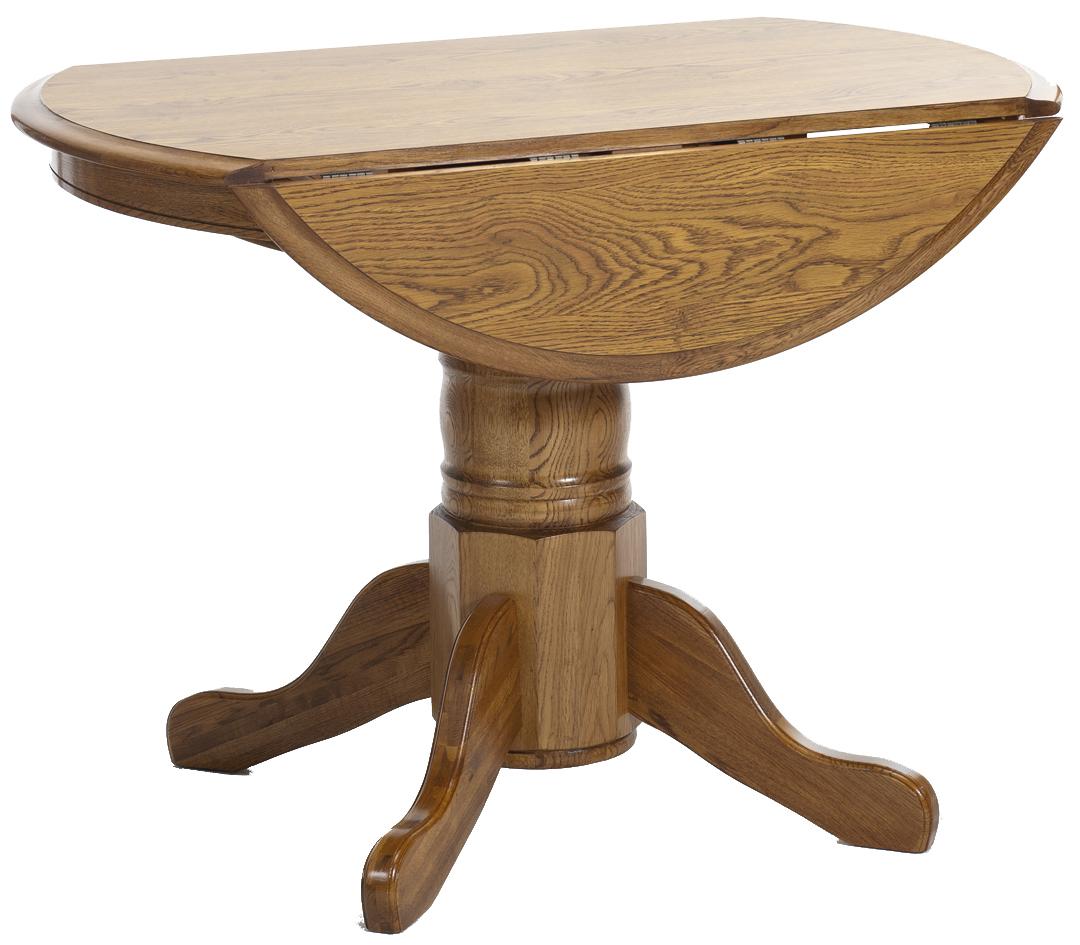 Intercon Classic Oak Formica Top Drop Leaf Table Wayside Furniture